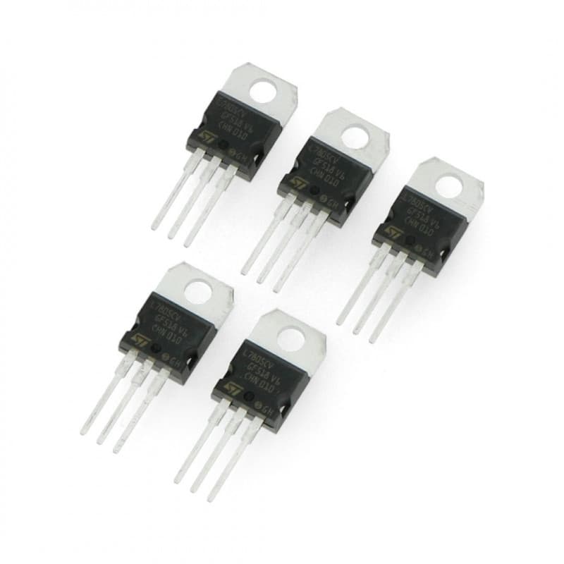 Voltage regulator L7805CV (5 V / 1.5 A, TO-220)